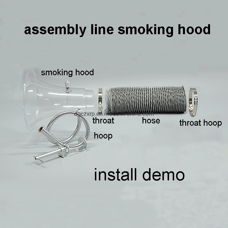 Small Suction and Exhaust Ventilation Solder Smoking Cover for Electronic Factory