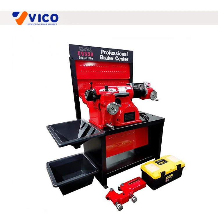 Vico Hot Selling Car Maintenance Equipment Break Lathe Brake Drum/Disc Cutting Machine C9350