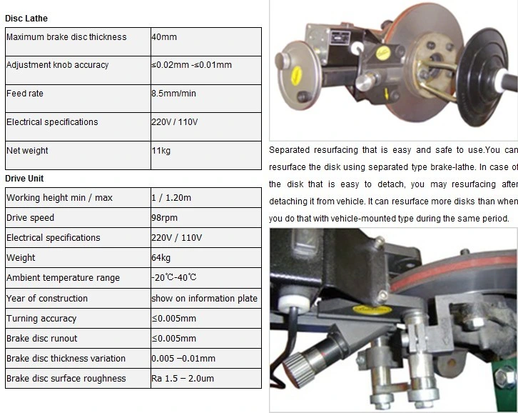 AA4c Brake Disc Lathe