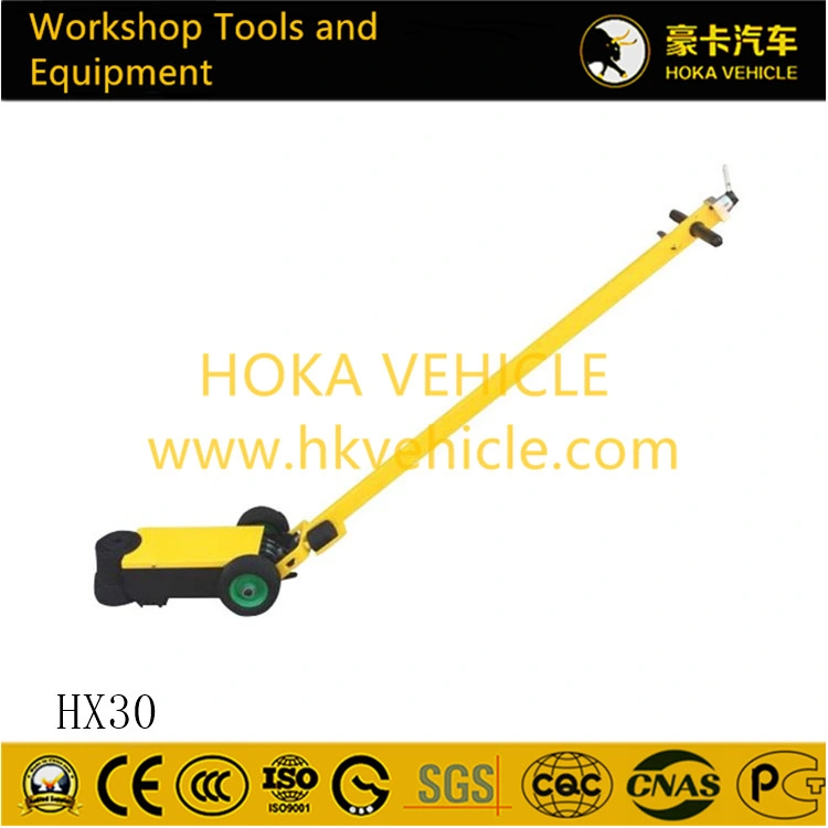 Europe High Quality 30t Pneumatic Hydraulic Jack Hx30 for Heavy Duty Truck and Bus Workshop