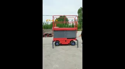 4–18 m manueller beweglicher Mini-Einmann-Aufzug, batteriebetrieben, hydraulisch, elektrisch, mobile Scherenhebebühne, Preis